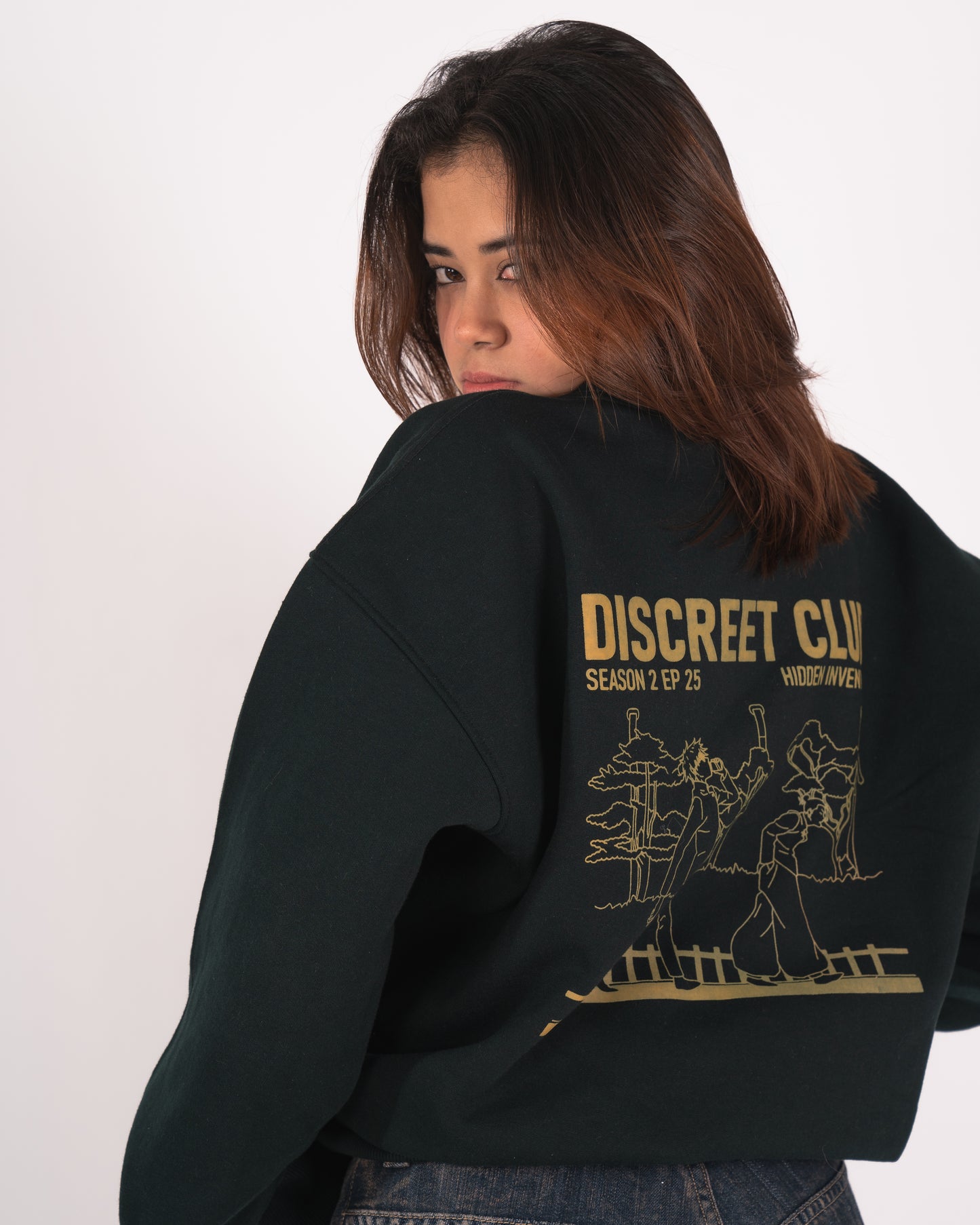 Discreet Club Green Sweatshirt