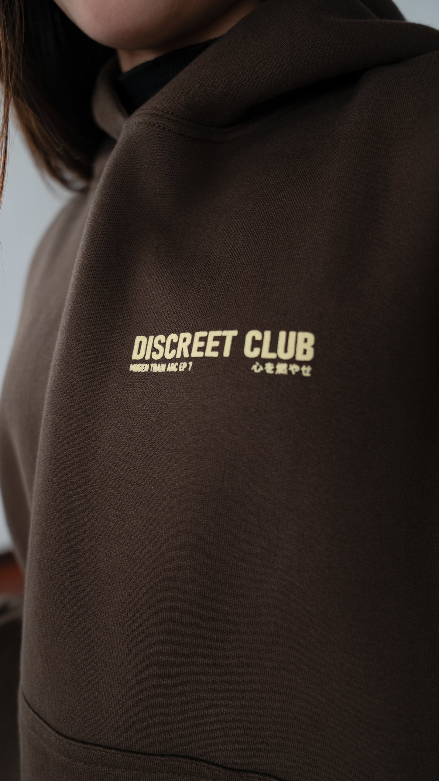 "Set your Heart Ablaze" - Demon Slayer Brown Hoodie