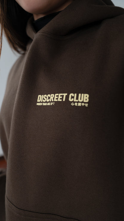 "Set your Heart Ablaze" - Demon Slayer Brown Hoodie