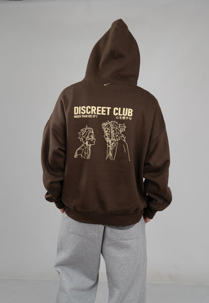 "Set your Heart Ablaze" - Demon Slayer Brown Hoodie