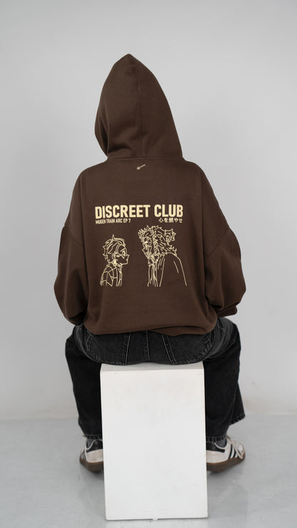 "Set your Heart Ablaze" - Demon Slayer Brown Hoodie