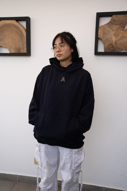 "Legacy" - Naruto Navy Blue French Terry Hoodie